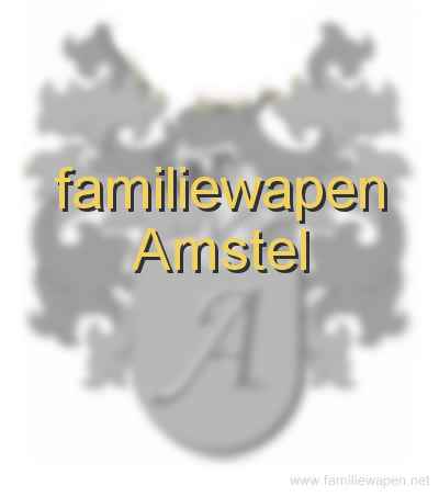 familiewapen Amstel