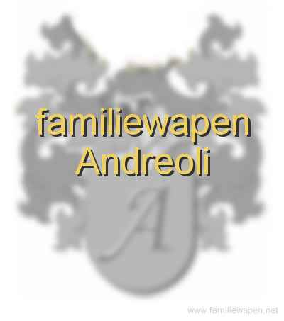 familiewapen Andreoli