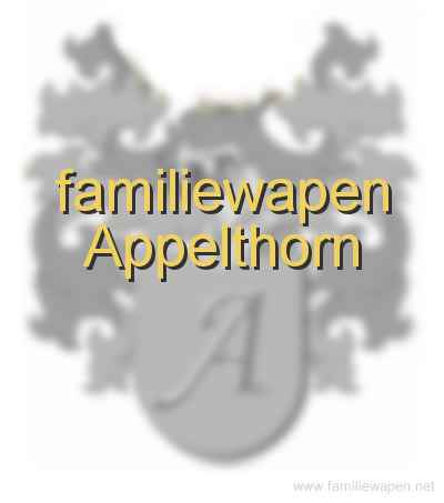 familiewapen Appelthorn