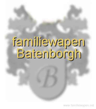 familiewapen Batenborgh