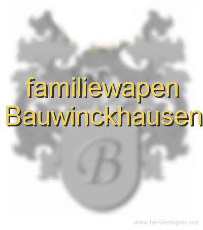 familiewapen Bauwinckhausen