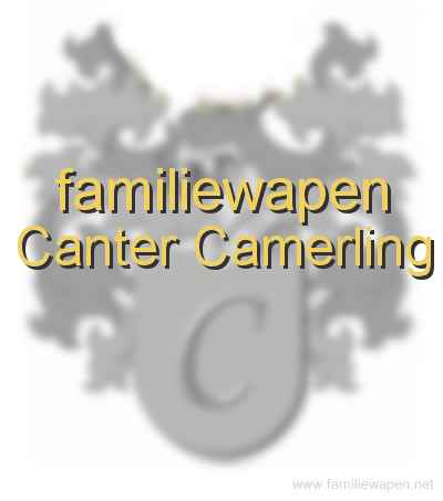 familiewapen Canter Camerling