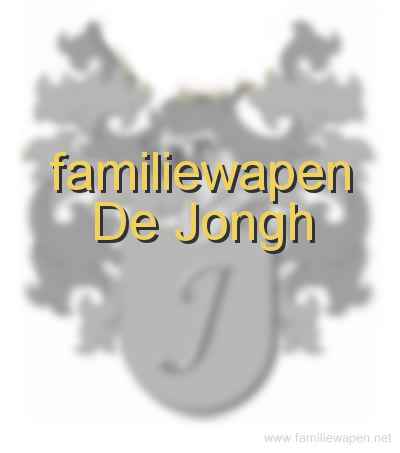 familiewapen De Jongh