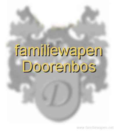 familiewapen Doorenbos