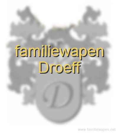 familiewapen Droeff