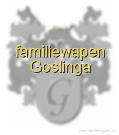 familiewapen Goslinga