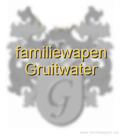 familiewapen Gruitwater
