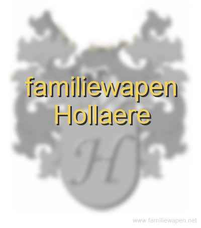 familiewapen Hollaere