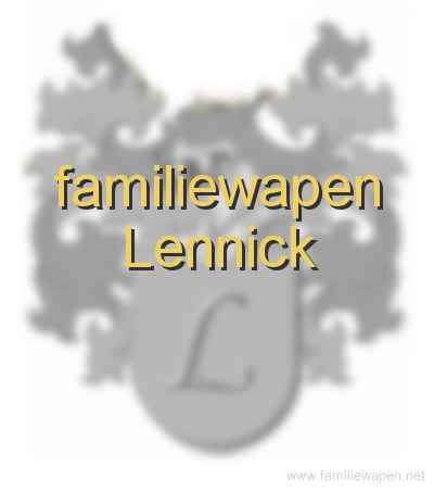 familiewapen Lennick