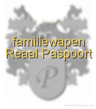 familiewapen Reaal Paspoort