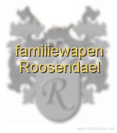 familiewapen Roosendael