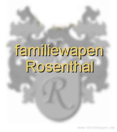 familiewapen Rosenthal