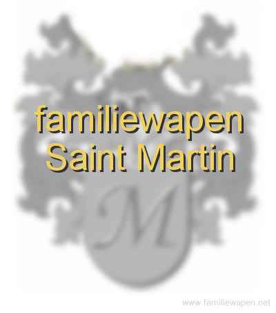 familiewapen Saint Martin