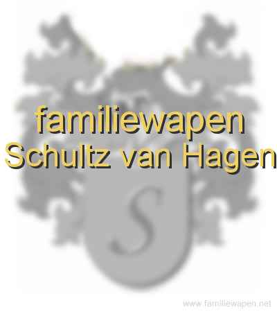familiewapen Schultz van Hagen