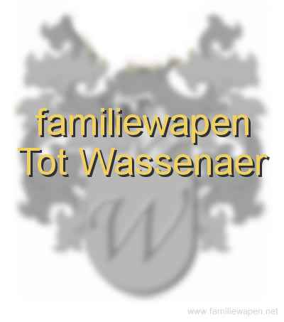 familiewapen Tot Wassenaer
