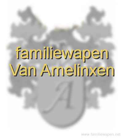 familiewapen Van Amelinxen