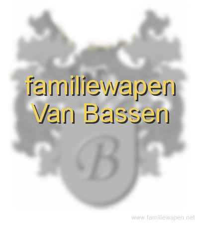 familiewapen Van Bassen