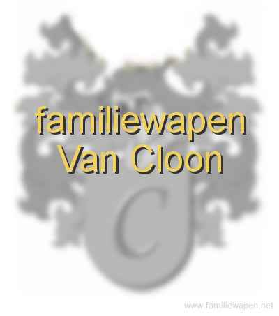 familiewapen Van Cloon