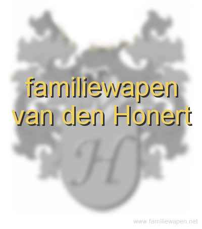 familiewapen Van den Honert