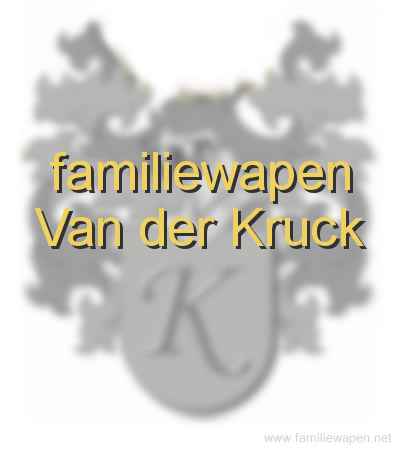 familiewapen Van der Kruck