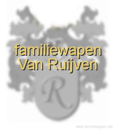 familiewapen Van Ruijven