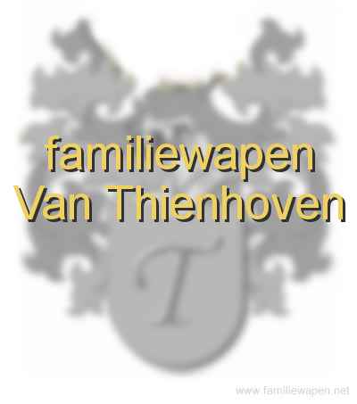 familiewapen Van Thienhoven
