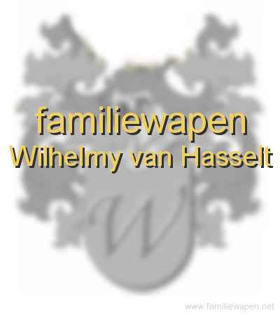 familiewapen Wilhelmy van Hasselt