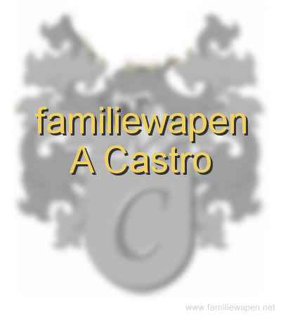 familiewapen A Castro