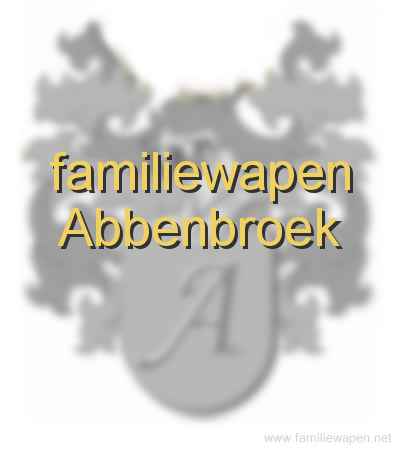 familiewapen Abbenbroek