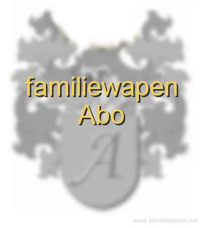 familiewapen Abo