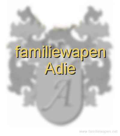 familiewapen Adie
