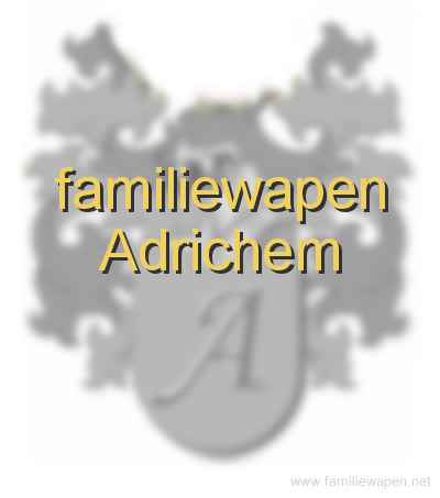 familiewapen Adrichem