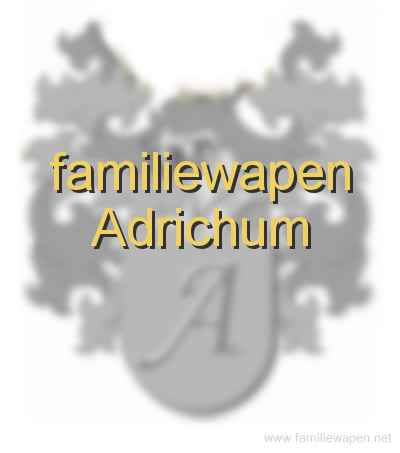 familiewapen Adrichum