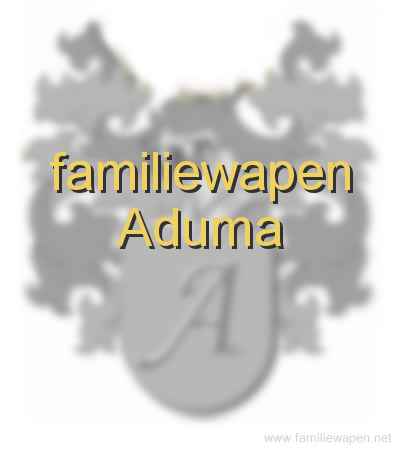 familiewapen Aduma