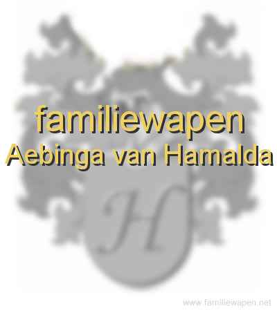 familiewapen Aebinga van Hamalda