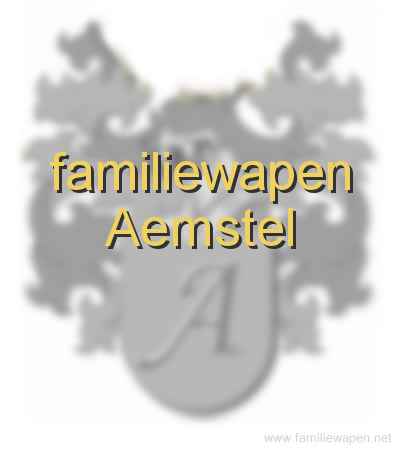 familiewapen Aemstel