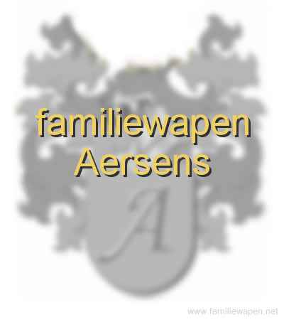 familiewapen Aersens