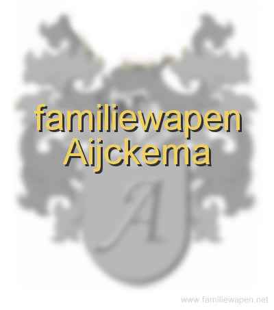 familiewapen Aijckema