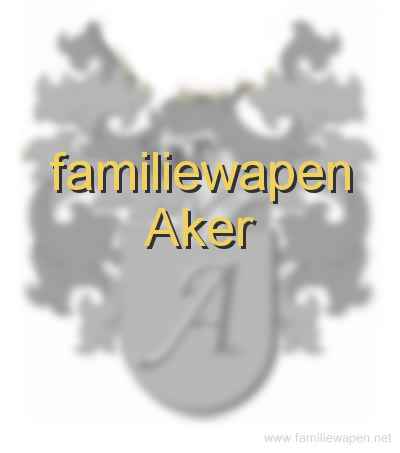 familiewapen Aker