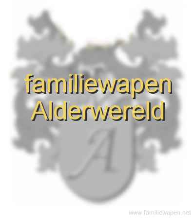 familiewapen Alderwereld