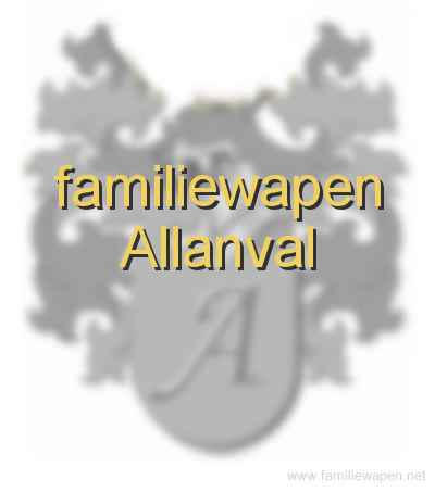 familiewapen Allanval