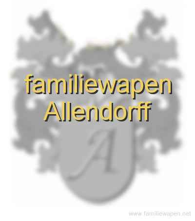 familiewapen Allendorff