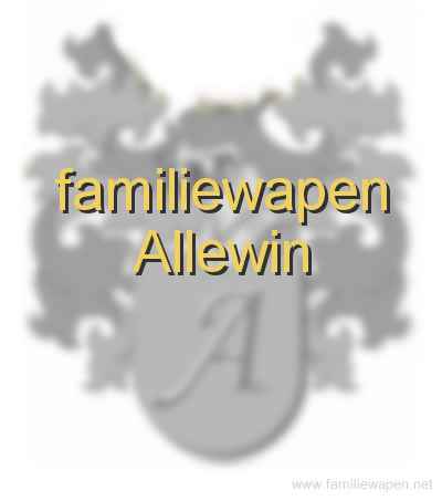 familiewapen Allewin