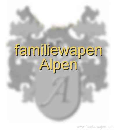 familiewapen Alpen