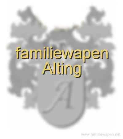 familiewapen Alting