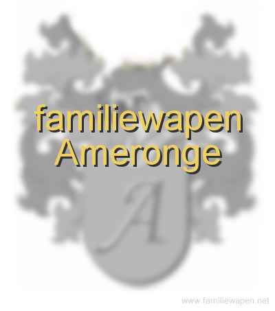 familiewapen Ameronge