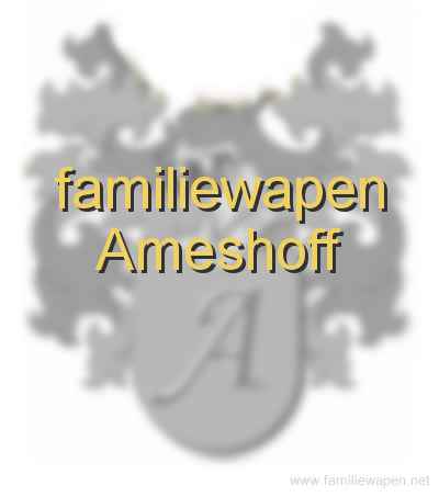 familiewapen Ameshoff
