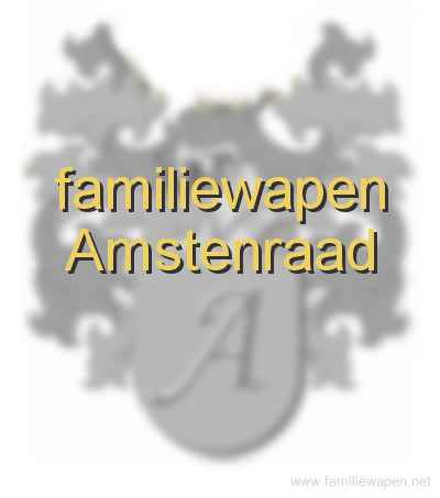 familiewapen Amstenraad