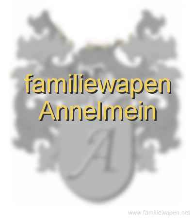 familiewapen Annelmein