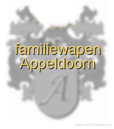 familiewapen Appeldoorn